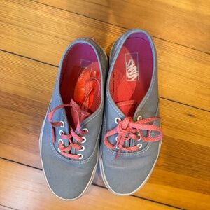 Gray & Pink Vans